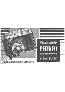 Voigtlander Perkeo manual. Camera Instructions.